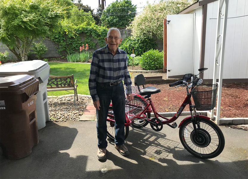 Stolen EW-29 trike returned to 101-year-old