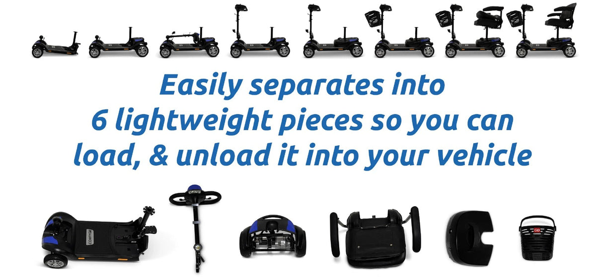 Z-4 Ultra-Light Electric Mobility Scooter With Quick-Detach Frame