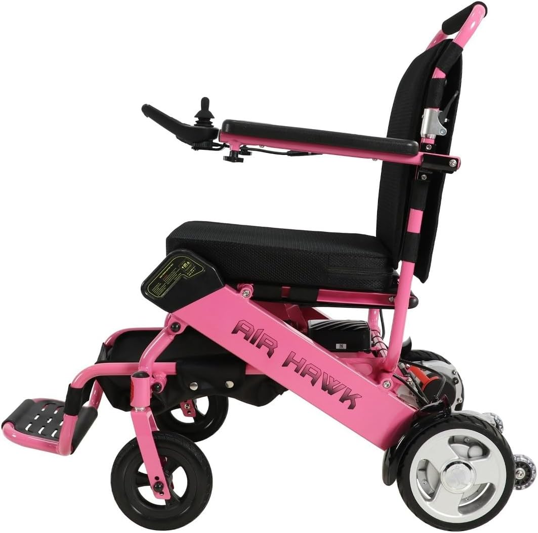Air Hawk Foldable Lightweight Power Wheelchair - 41 lbs