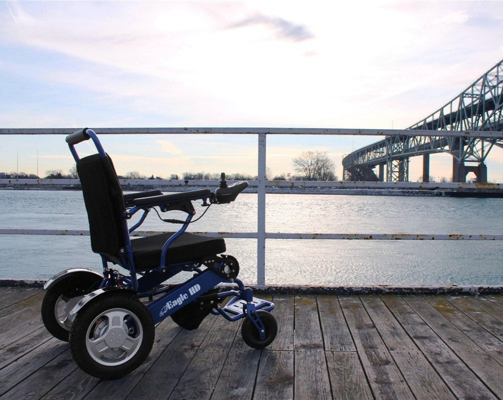 Eagle HD Portable Wheelchair - 400 lbs weight capacity