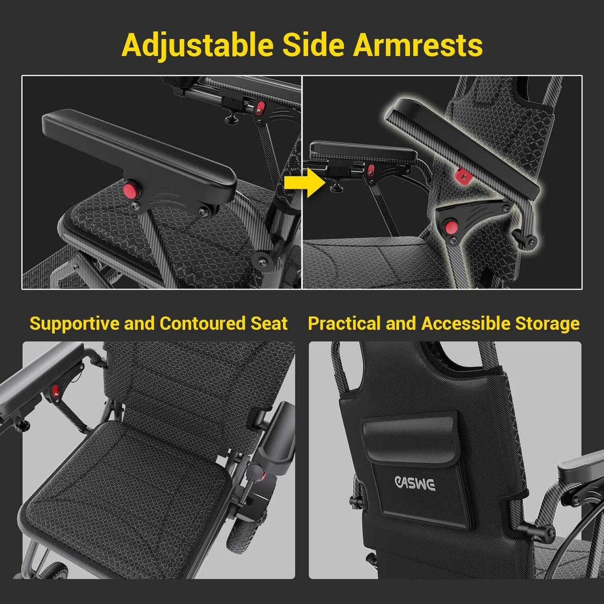 Easwe A10 Lightweight Electric Wheelchair