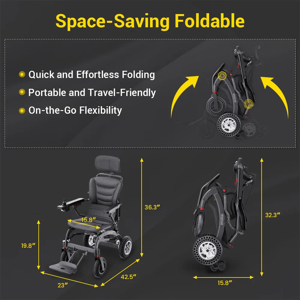 Easwe B10 Reclining Foldable Electric Wheelchair