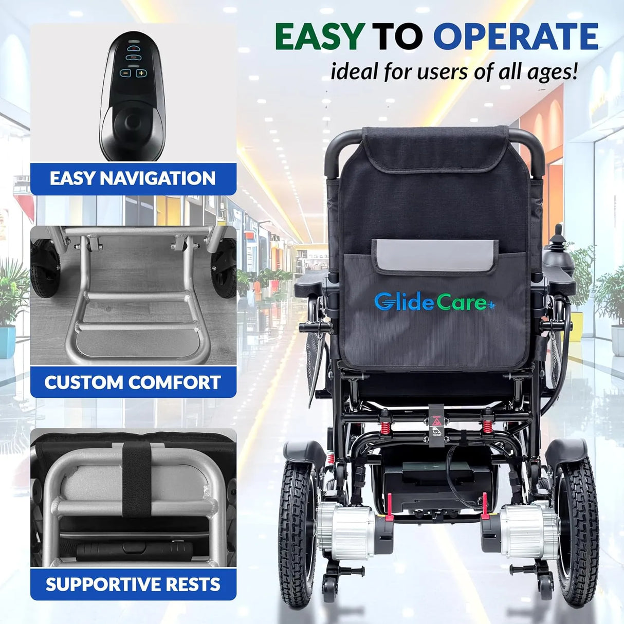 Glide Care G-6 Foldable Power Chair