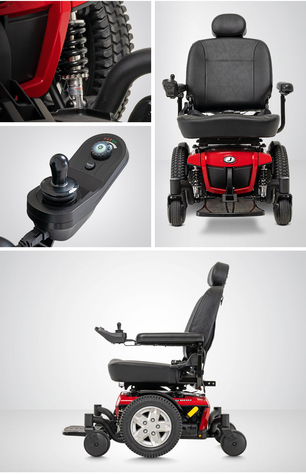 Pride Jazzy 600 ES Power Chair with ATX Suspension