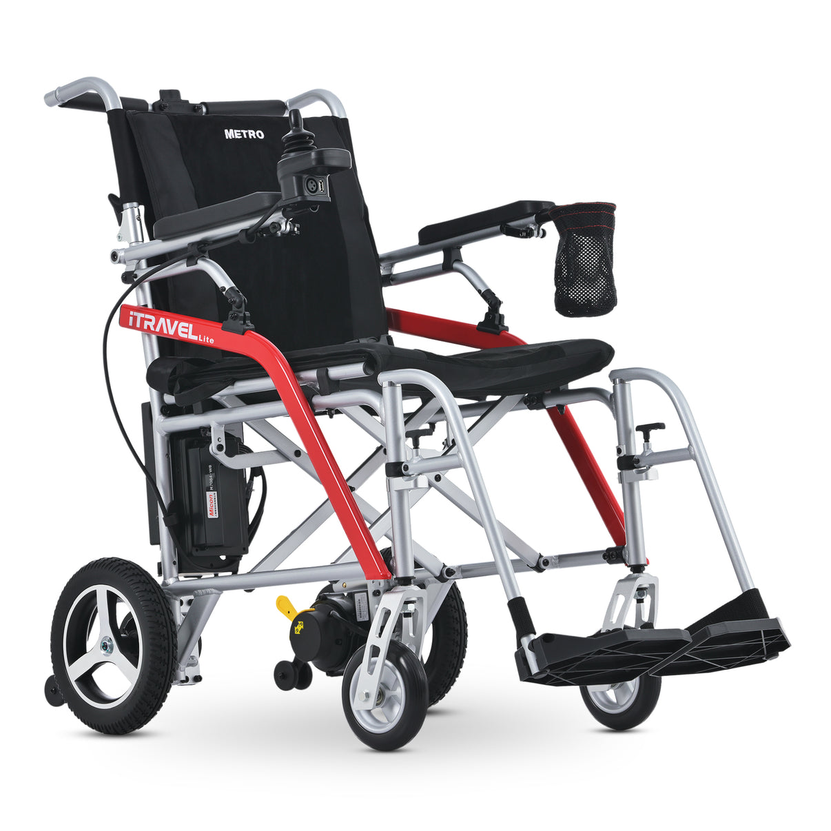 Metro Mobility iTravel Lite Folding Power Wheelchair - 38 lbs