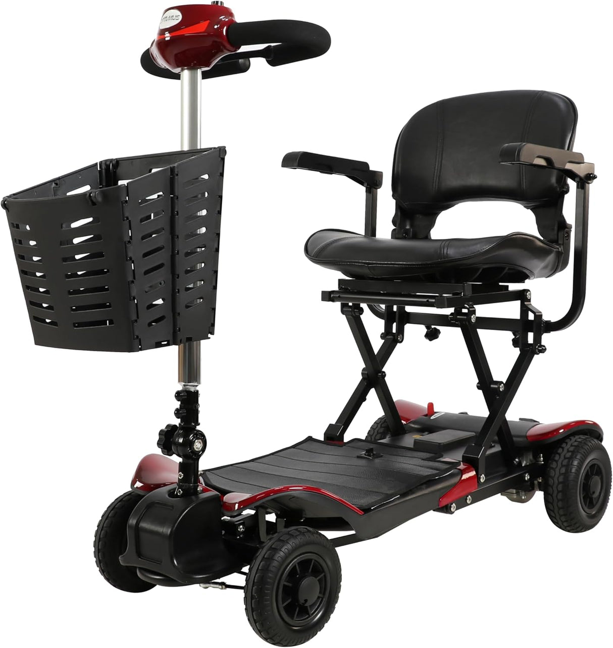 Optimus Automatic Folding Mobility Scooter - Weighs 52 lbs