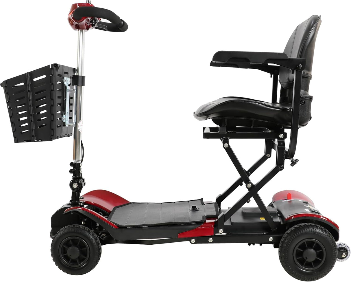 Optimus Automatic Folding Mobility Scooter - Weighs 52 lbs
