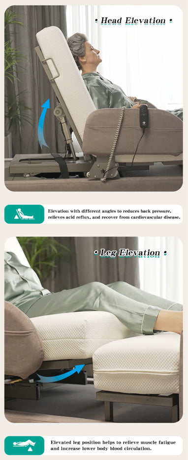 Starsleep Orin Rotating Bed Adjustable Hospital Bed