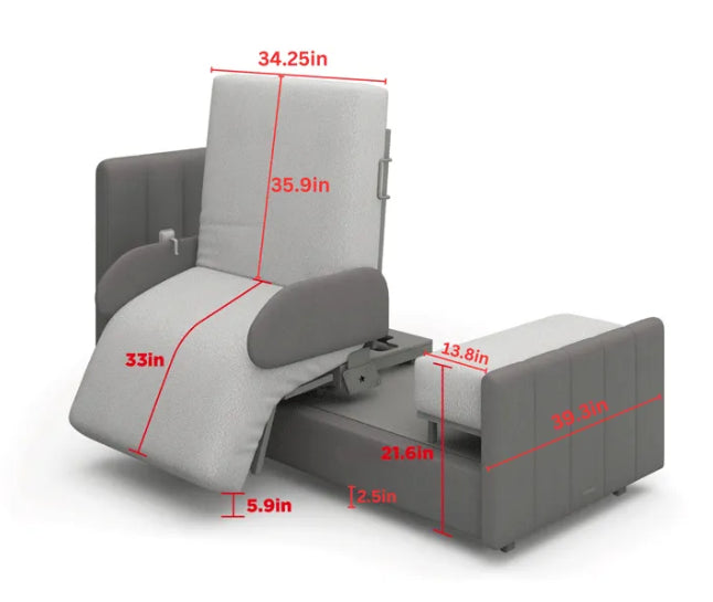 Starsleep Orin Rotating Bed Adjustable Hospital Bed