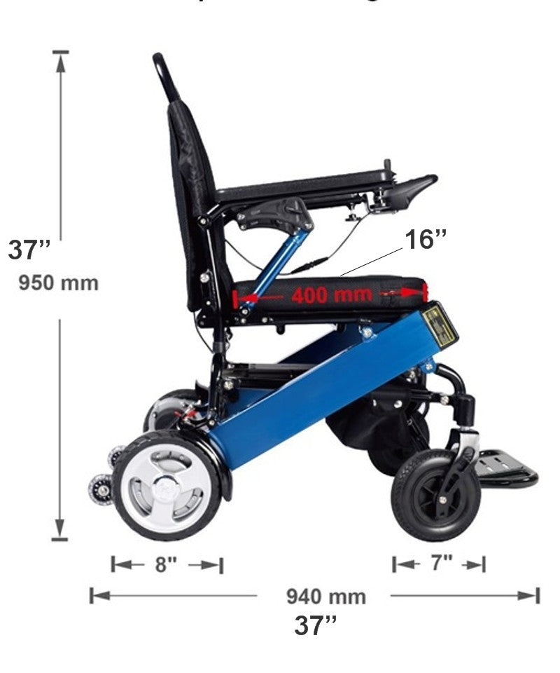 Phoenix Portable Power Wheelchair - Weighs 44