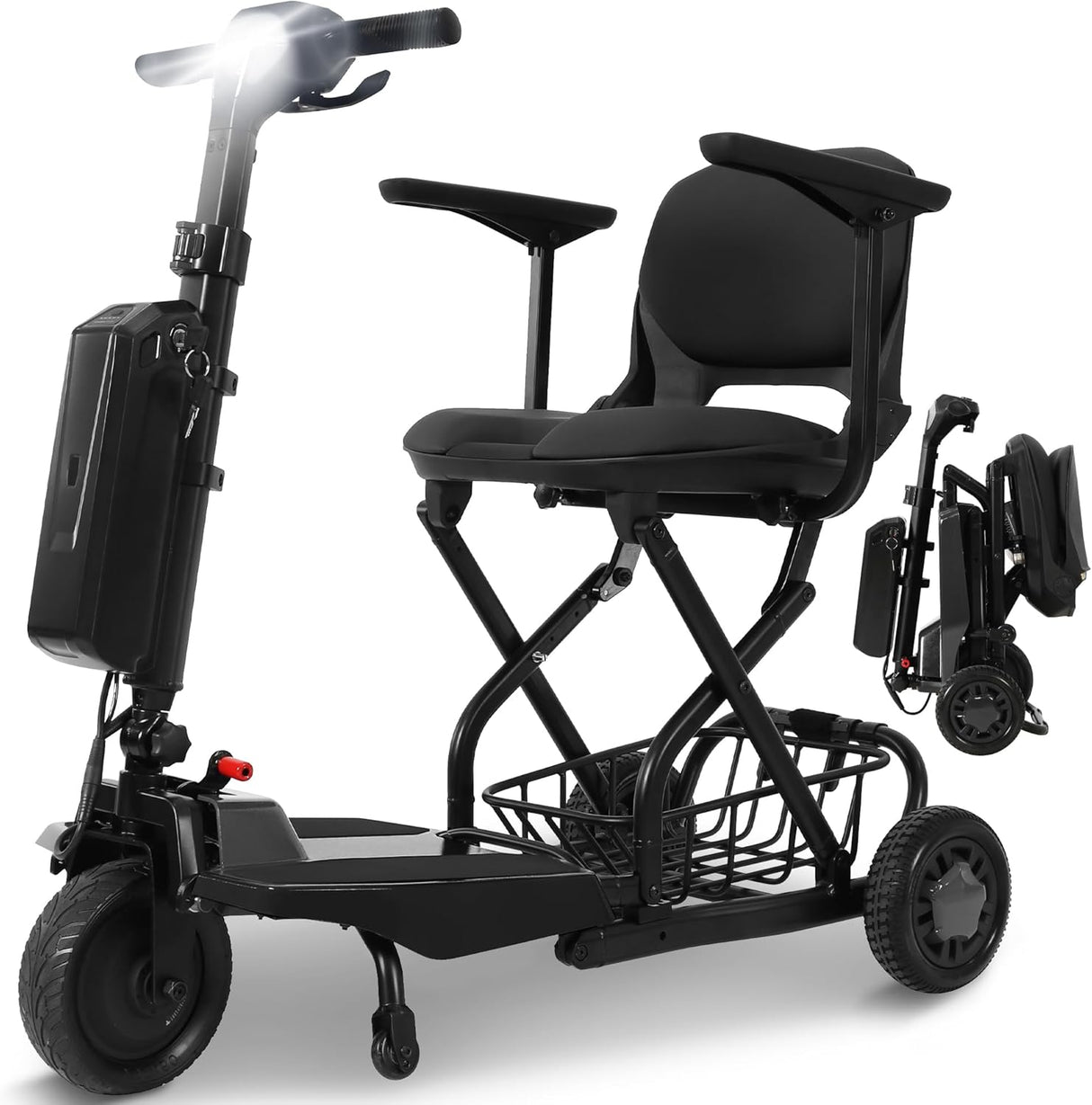 Super Light Flight Portable Folding Mobility Scooter 36 lbs