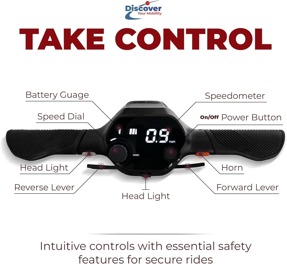 Super Light Flight Portable Folding Mobility Scooter 36 lbs