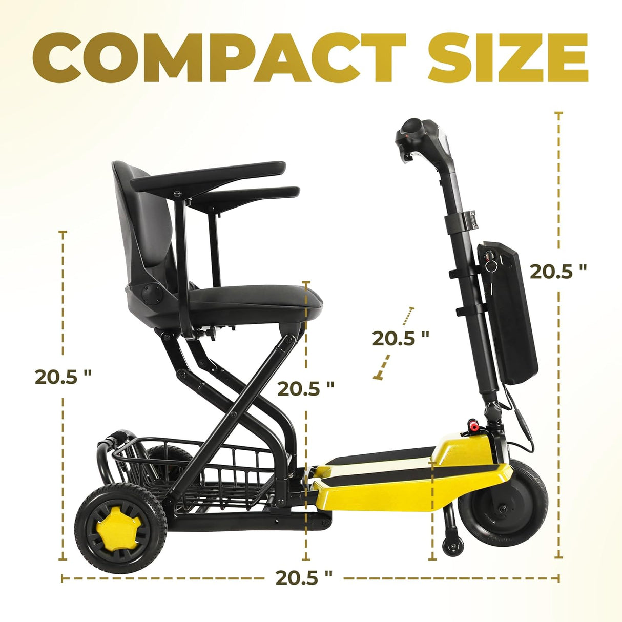 Super Light Flight Portable Folding Mobility Scooter 36 lbs