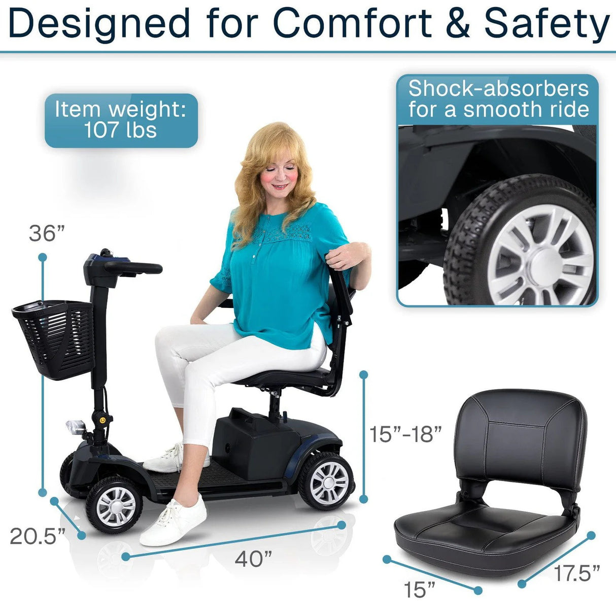 Vive Health Neptune Mobility Scooter