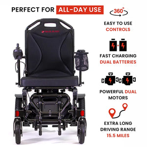 Travel Buggy CITY 2 PLUS Foldable Power Wheelchair
