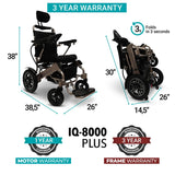 MAJESTIC IQ-8000 Remote Controlled Lightweight Electric Wheelchair