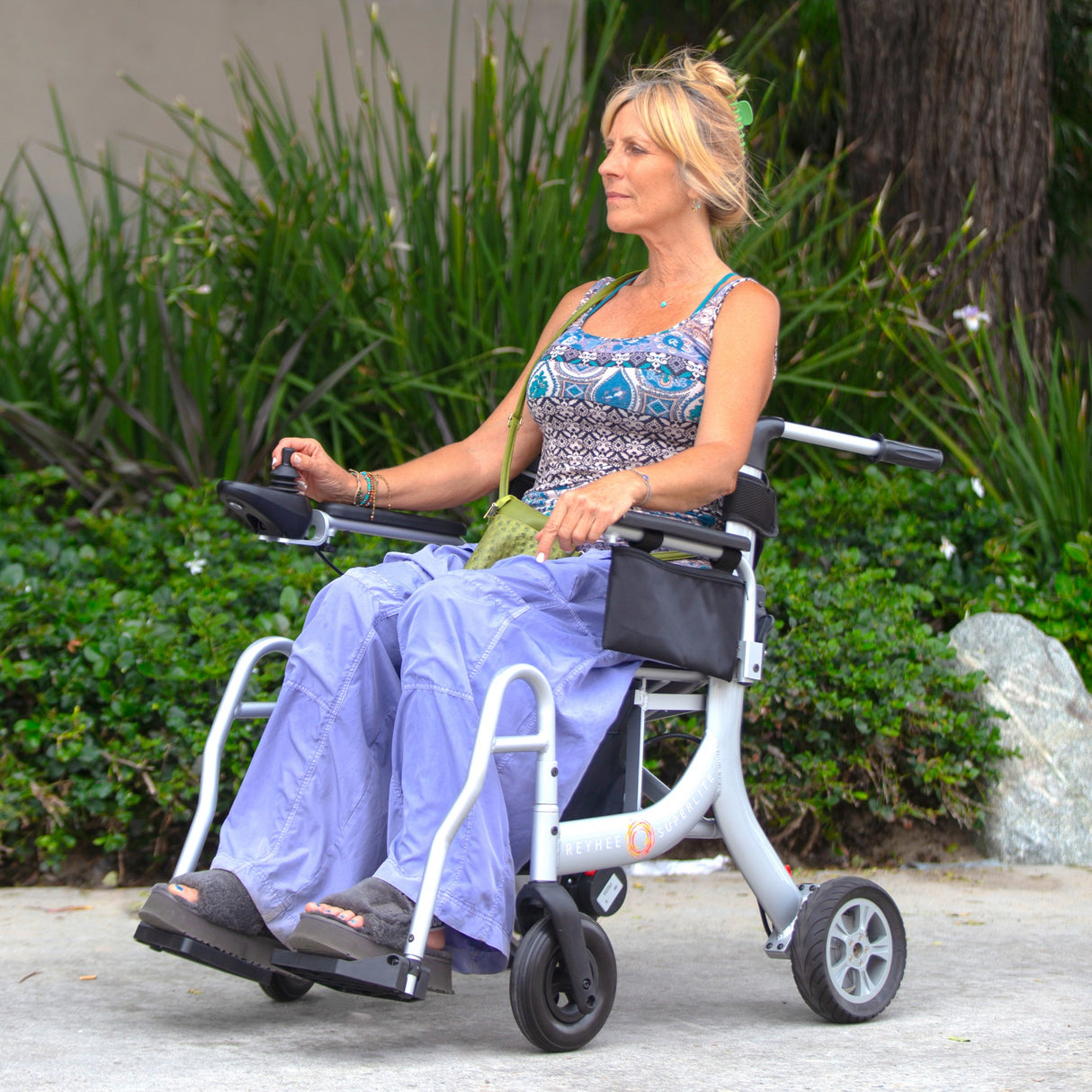 Reyhee Superlite Folding 3-in-1 Electric Wheelchair & Rollator