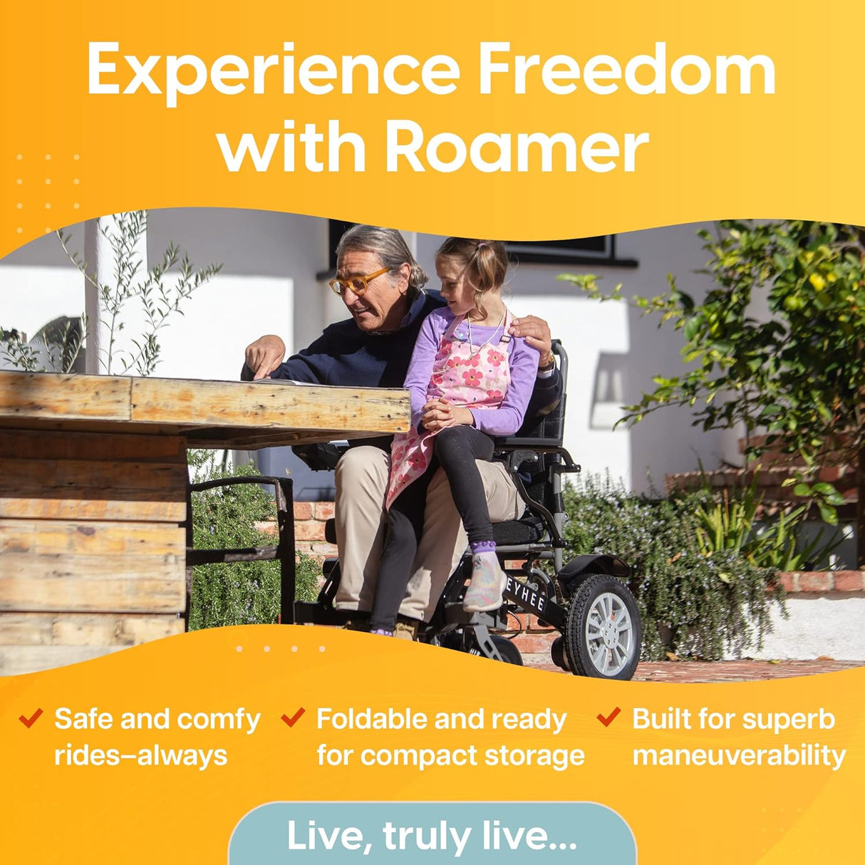 Reyhee Roamer Folding Electric Wheelchair