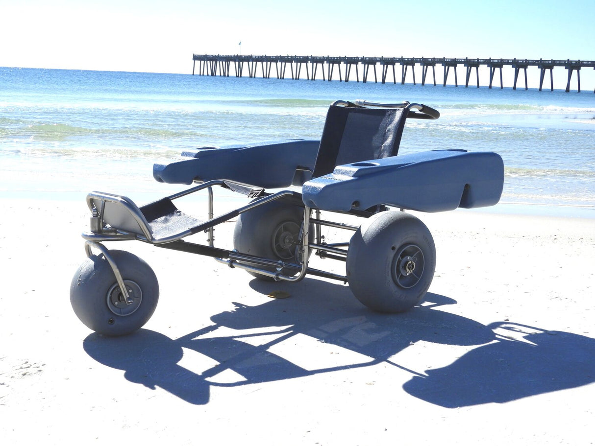 DeBug EZ Roller Submersible Beach Wheelchair