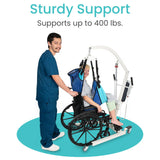 Vive Health Electric Patient Lift - 400 lbs weight capacity