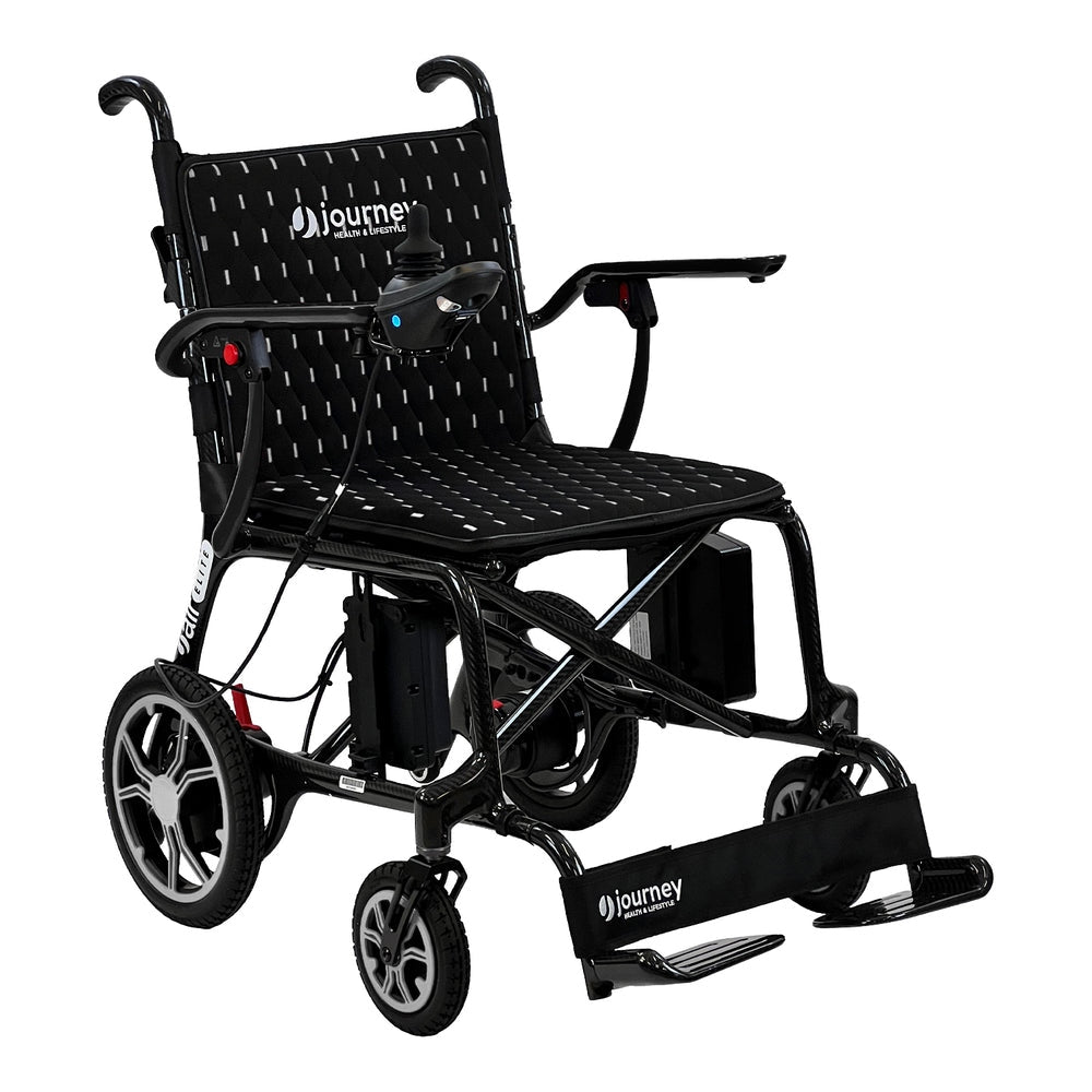 Journey Air Elite Lightweight Folding Power Chair Black