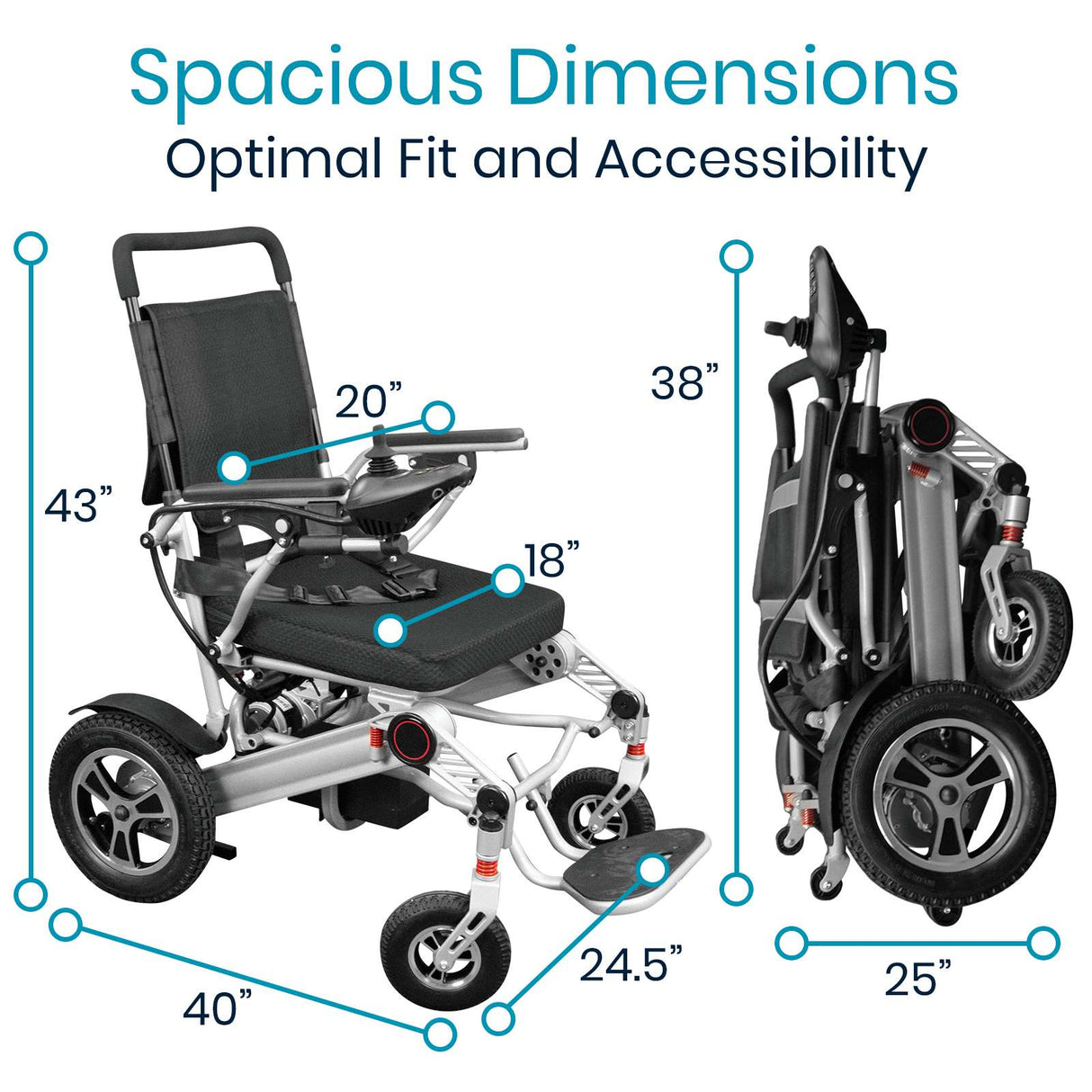 Vive Health Power Wheelchair