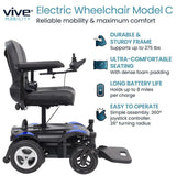 Vive Health Electric Wheelchair Model C