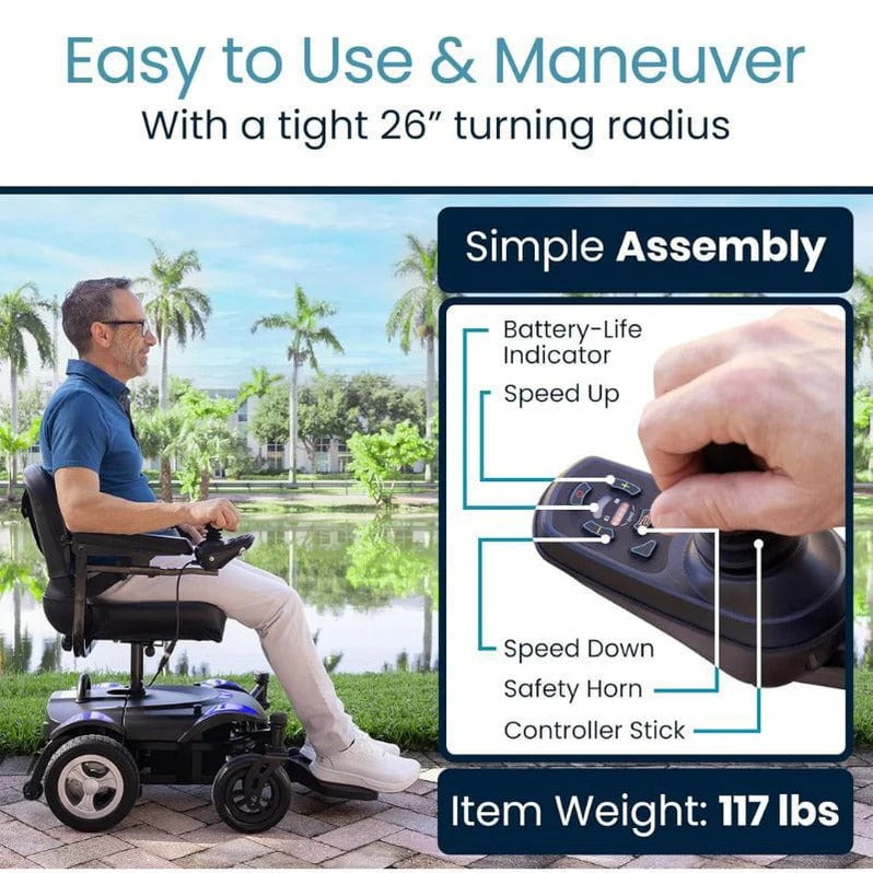 Vive Health Electric Wheelchair Model C