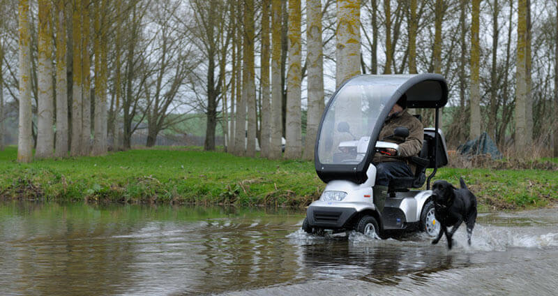 Afikim Afiscooter C4 Mobility Scooter with Canopy