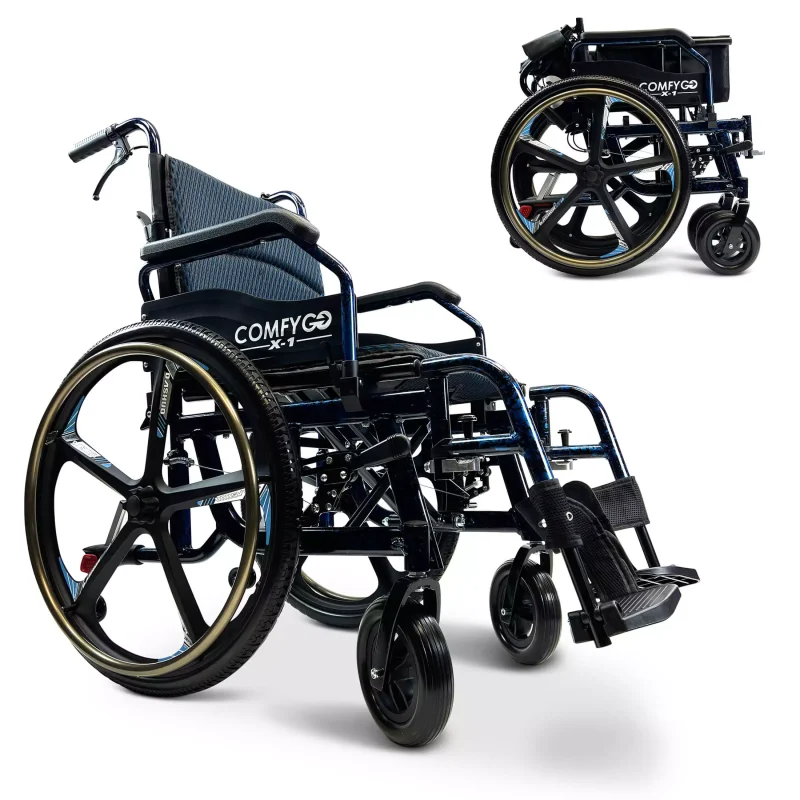 ComfyGO X-1 Manual 32 lbs Wheelchair – Best Power Wheelchair
