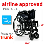 ComfyGO X-1 Manual 32 lbs Wheelchair