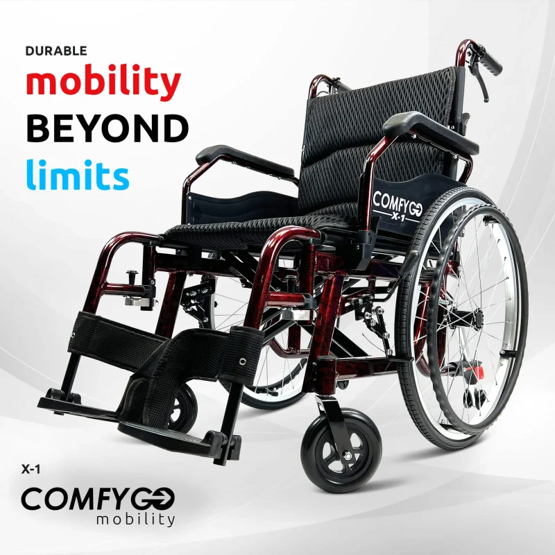 ComfyGO X-1 Manual 32 lbs Wheelchair