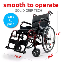 Load image into Gallery viewer, ComfyGO X-1 Manual 32 lbs Wheelchair