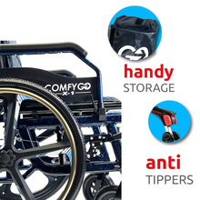 Load image into Gallery viewer, ComfyGO X-1 Manual 32 lbs Wheelchair