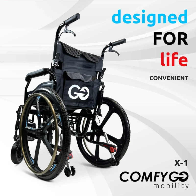 ComfyGO X-1 Manual 32 lbs Wheelchair