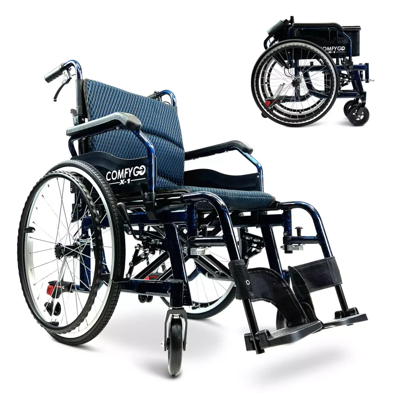 ComfyGO X-1 Manual 32 lbs Wheelchair