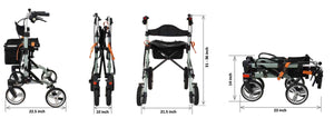 EV Rider Move-X Folding Rollator