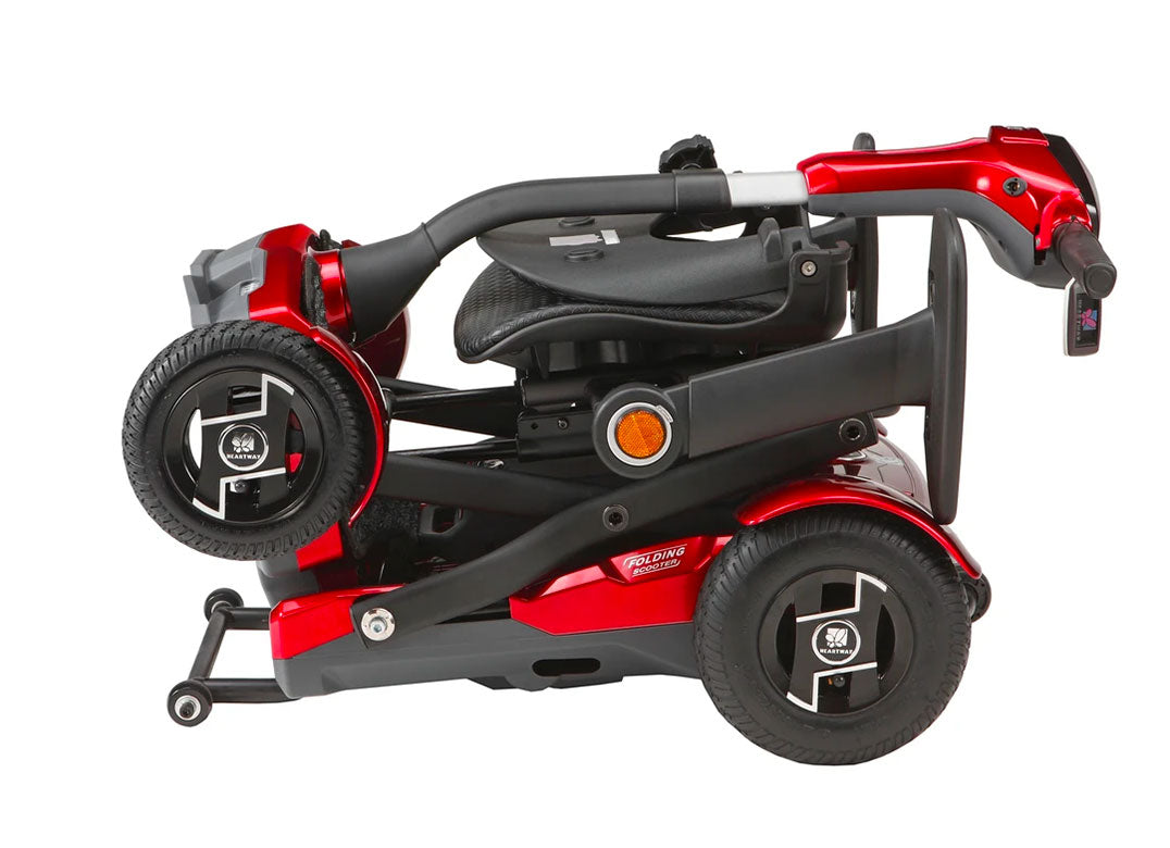 EV Rider TeQno Auto Folding Mobility Scooter with Laser Guide Lights