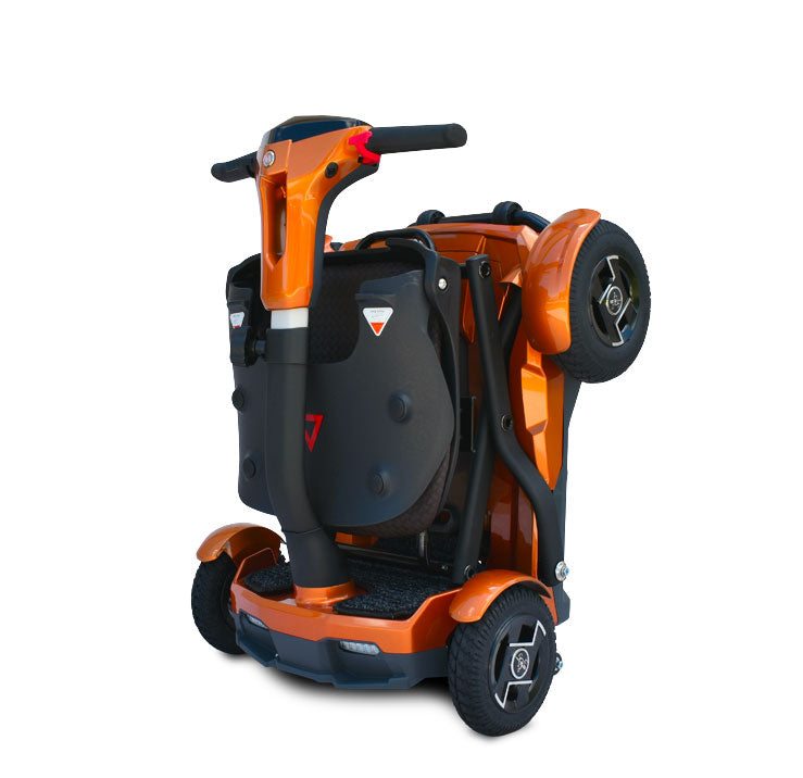 EV Rider TeQno Auto Folding Mobility Scooter with Laser Guide Lights