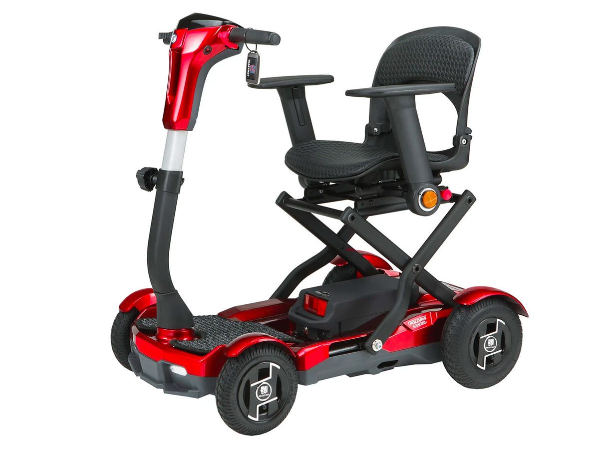 EV Rider TeQno Auto Folding Mobility Scooter with Laser Guide Lights