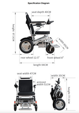 EWheels EW-M45 Power Wheelchair