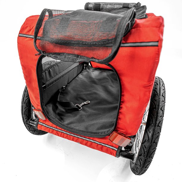 Pet Carrier Trailer Two Wheels for Mobility Scooters