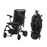 Pride Jazzy Carbon Folding Travel Power Wheelchair