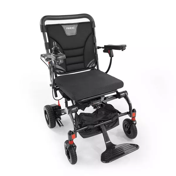 Pride Jazzy Carbon Folding Travel Power Wheelchair