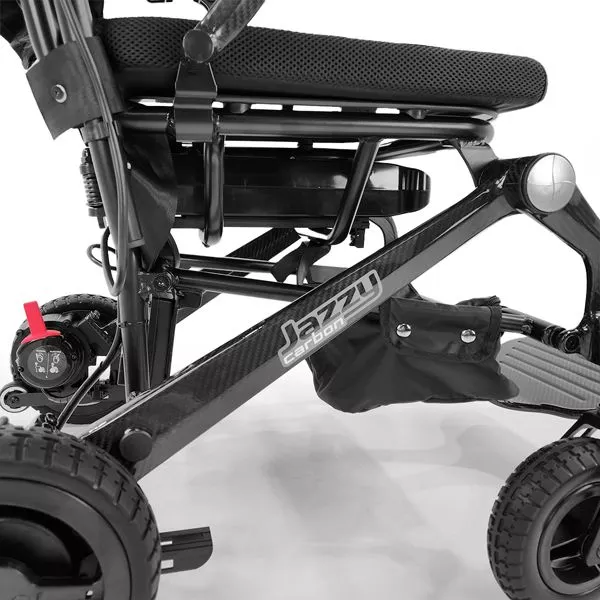 Pride Jazzy Carbon Folding Travel Power Wheelchair