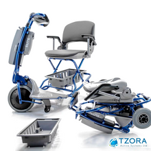 Load image into Gallery viewer, Tzora Easy Travel Elite Folding Scooter